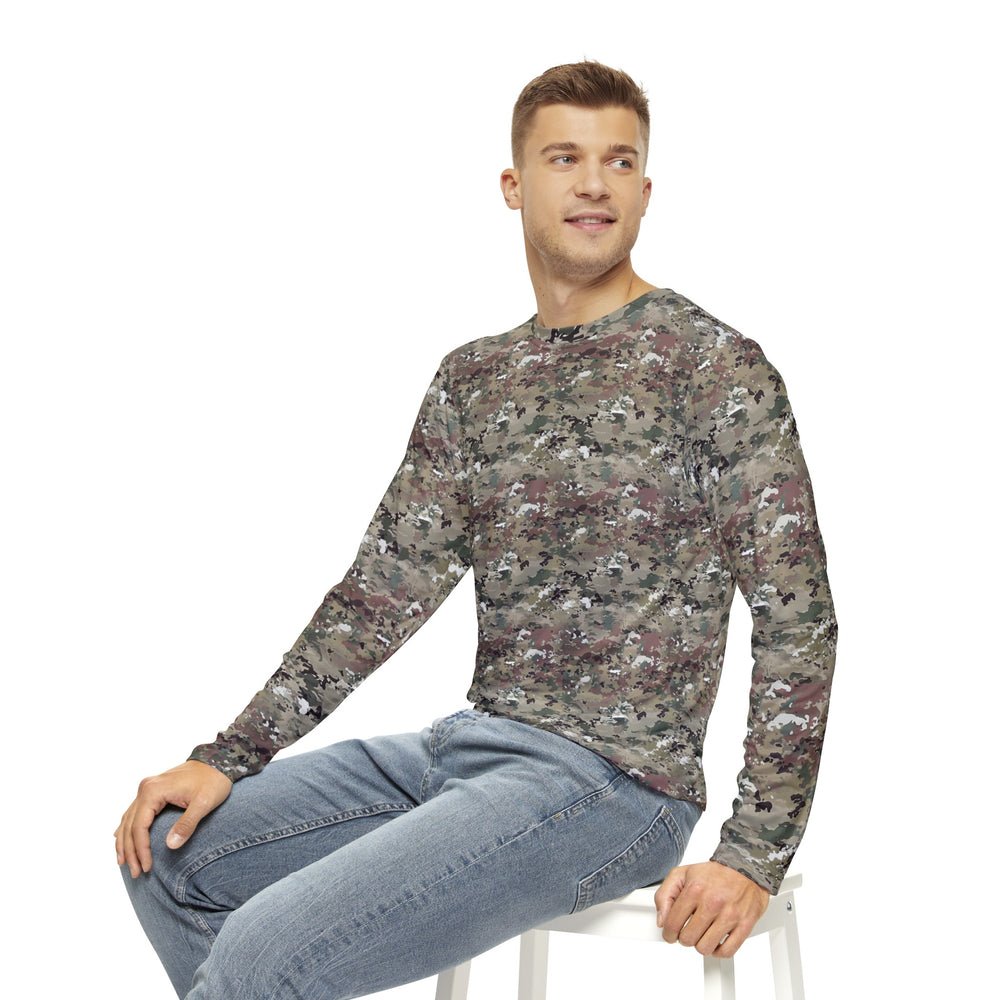 Scorpion Camouflage Men's Long Sleeve Shirt By Equippage.com