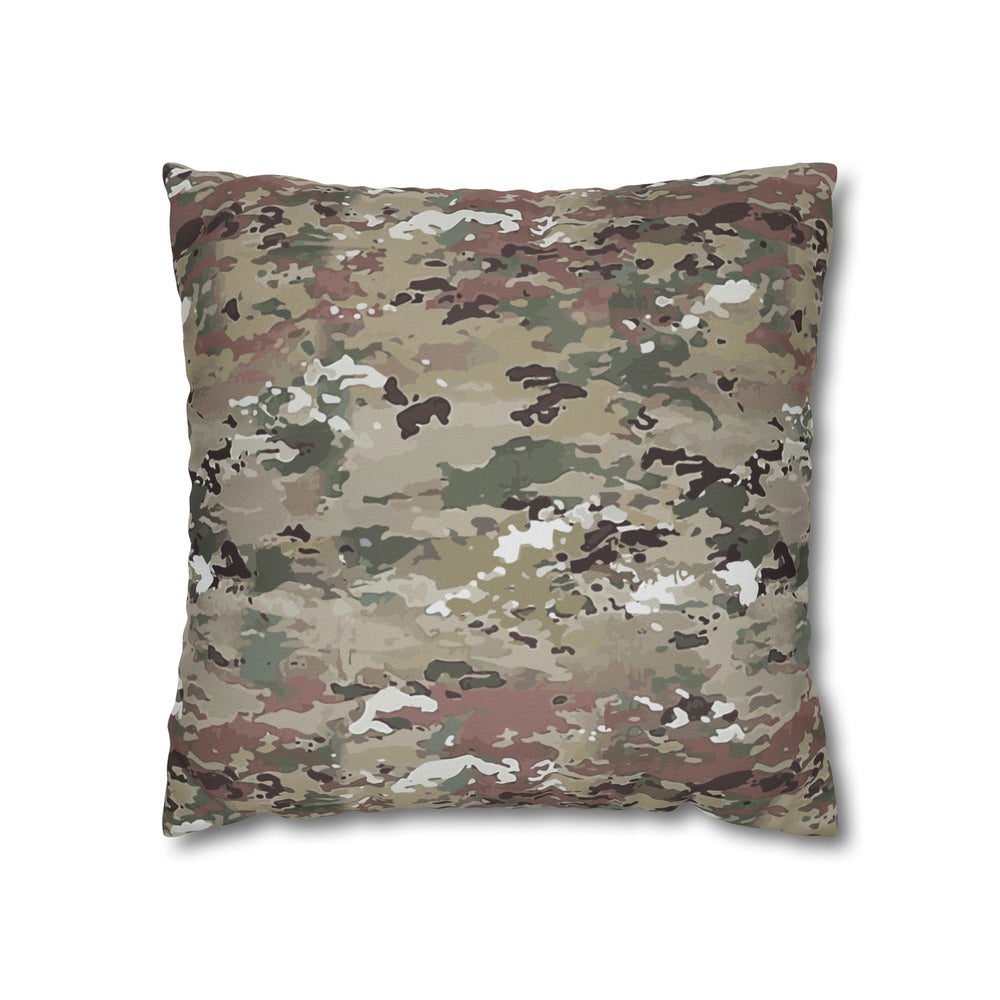 Scorpion Camouflage Spun Polyester Square Pillowcase By Equippage.com