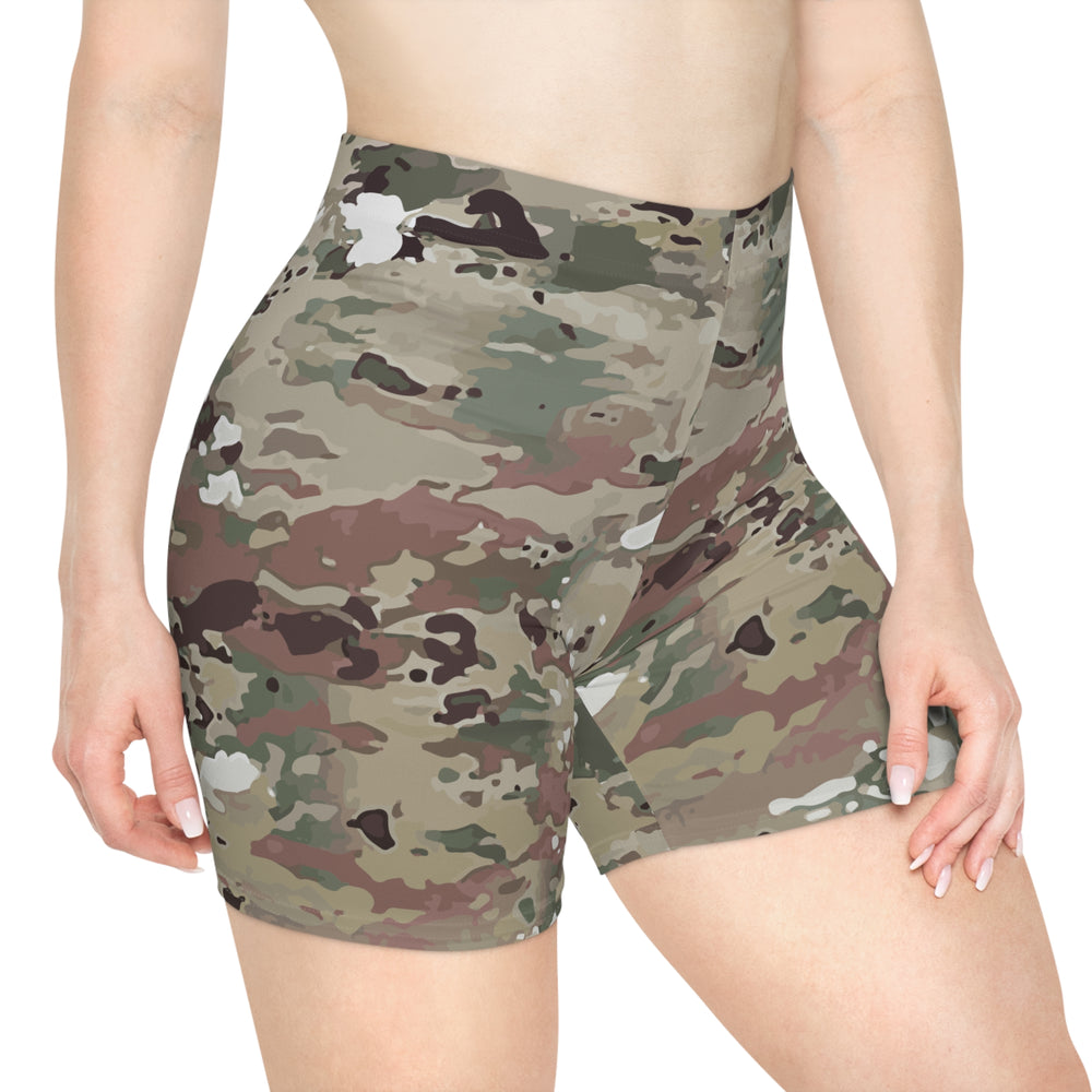 Scorpion Camouflage Women's Biker Shorts By Equippage.com