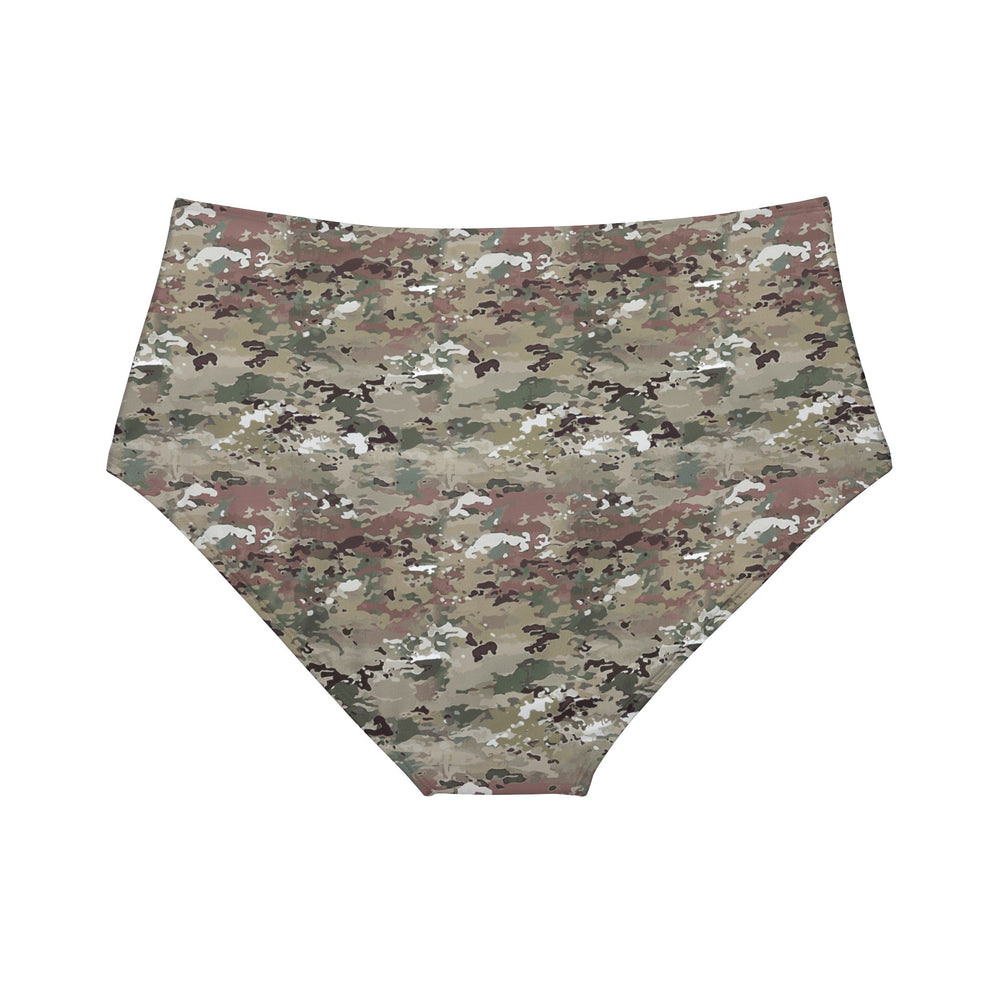 Scorpion Camouflage High-Waist Hipster Bikini Bottom By Equippage.com