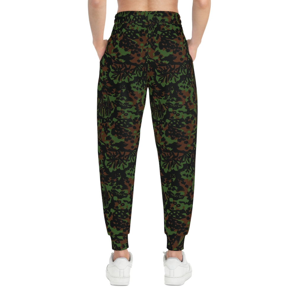 German Palmenmuster Camo Unisex Athletic Joggers