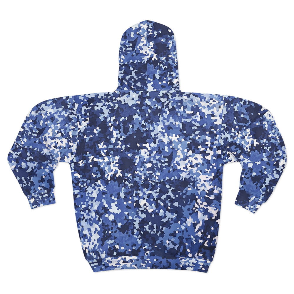 Dutch NFP Blue Camo Unisex Zip Hoodie