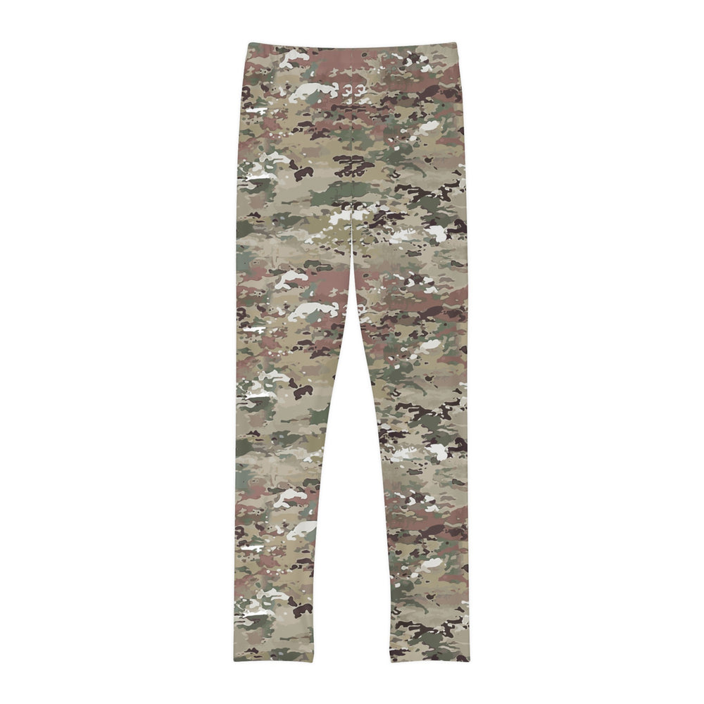 Scorpion Camouflage Youth Full-Length Leggings By Equippage.com