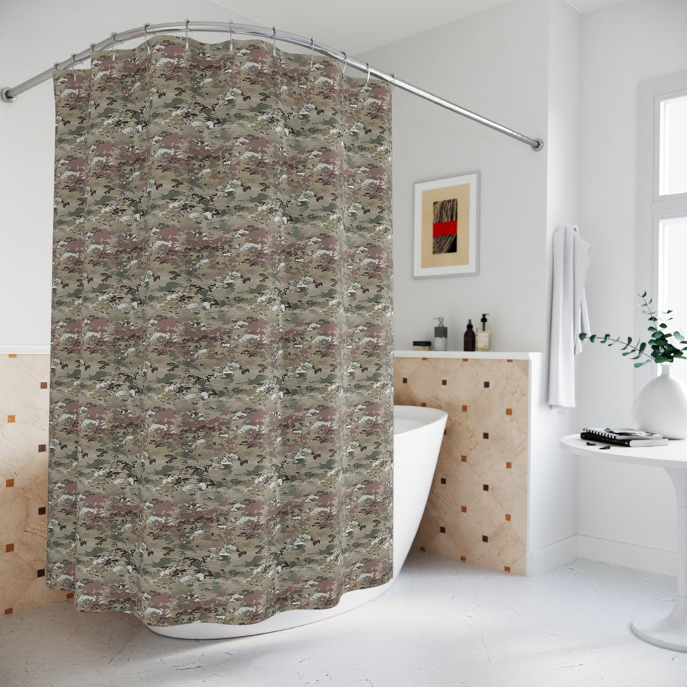 Scorpion Camouflage  Polyester Shower Curtain By Equippage.com