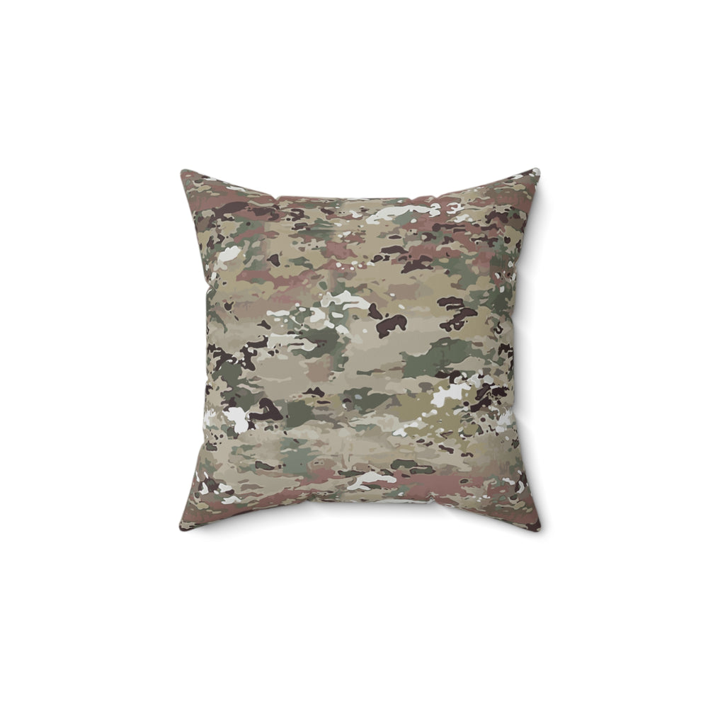 Scorpion Camouflage Spun Polyester Square Pillow By Equippage.com