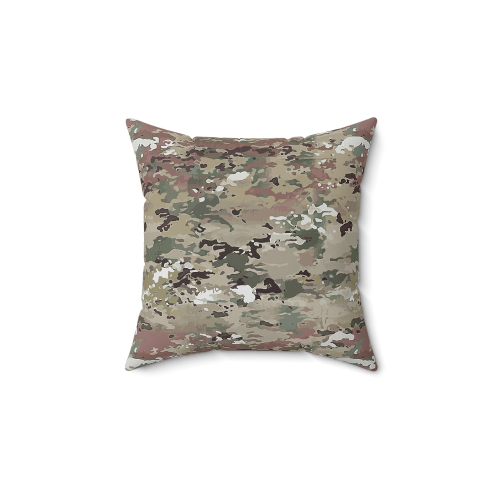 Scorpion Camouflage Spun Polyester Square Pillow By Equippage.com