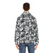 Monochrome Brushstroke Camo Zip Hoodie - Equippage.com