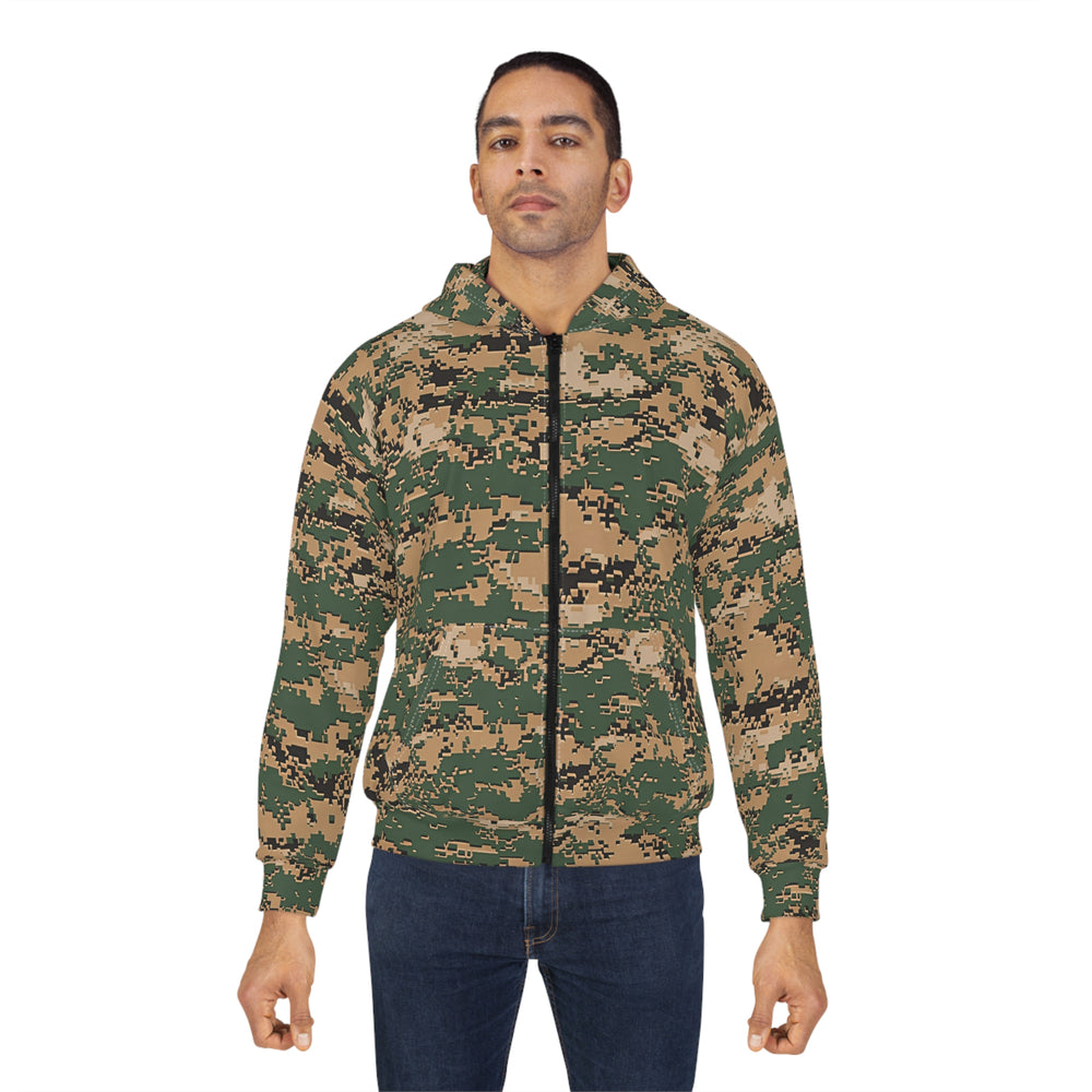 Marina Trans Jungle Unisex Zip Hoodie