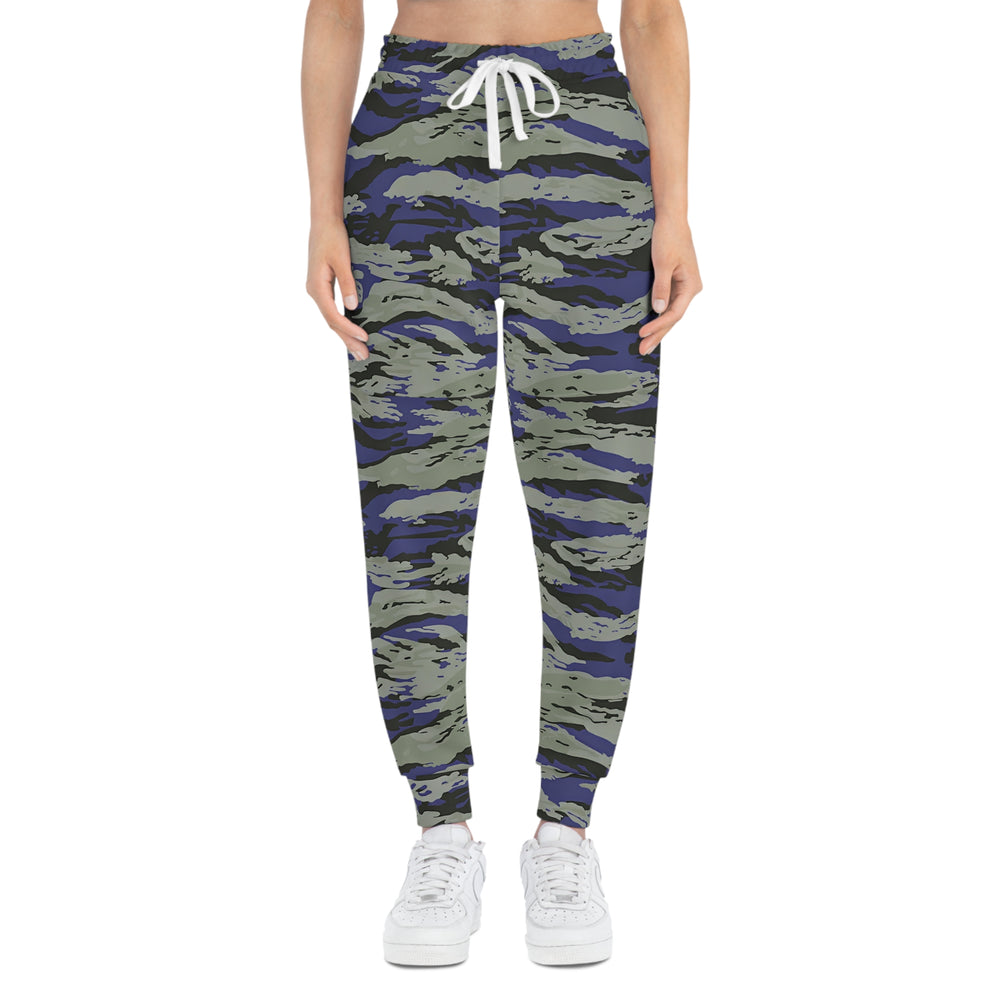 Greek Blue Lizard Camo Unisex Athletic Joggers