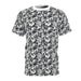 Black & White Marble All-Over Print Tee - Equippage.com