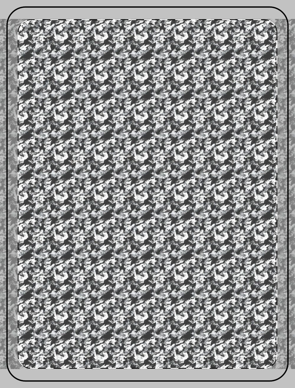 PRESS Camo Pixel Fleece Blanket — Cozy PRESS Camouflage Pattern for warmth and concealment