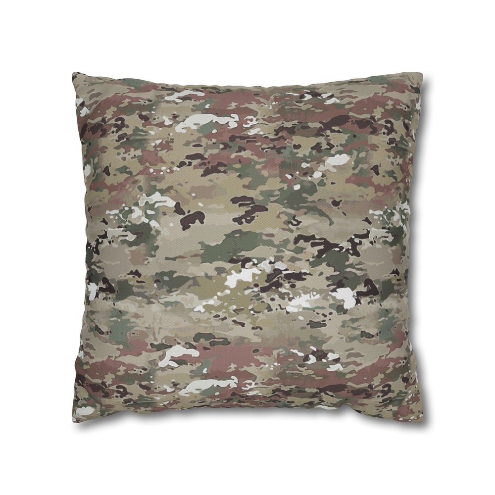 Scorpion Camouflage Spun Polyester Square Pillowcase By Equippage.com