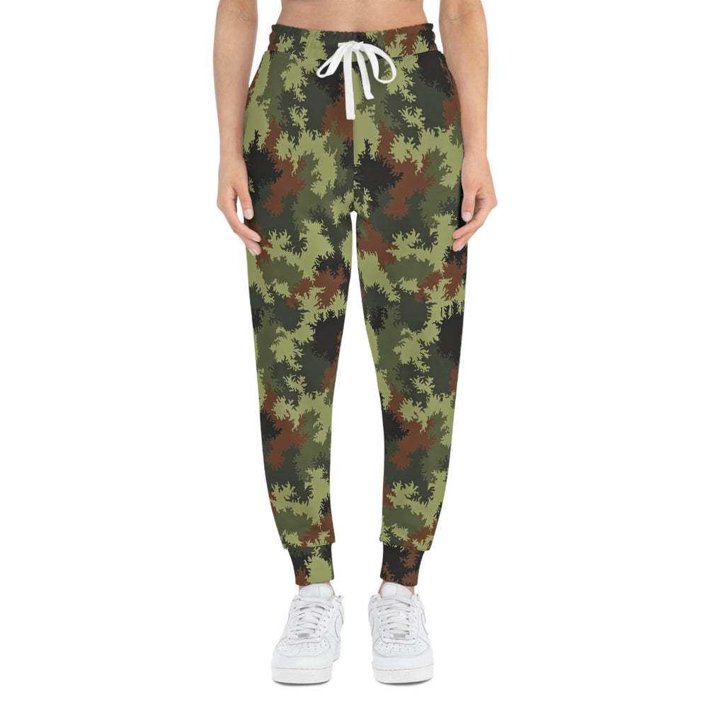 German Sägezahnmuster/Sawtooth Camo Unisex Athletic Joggers