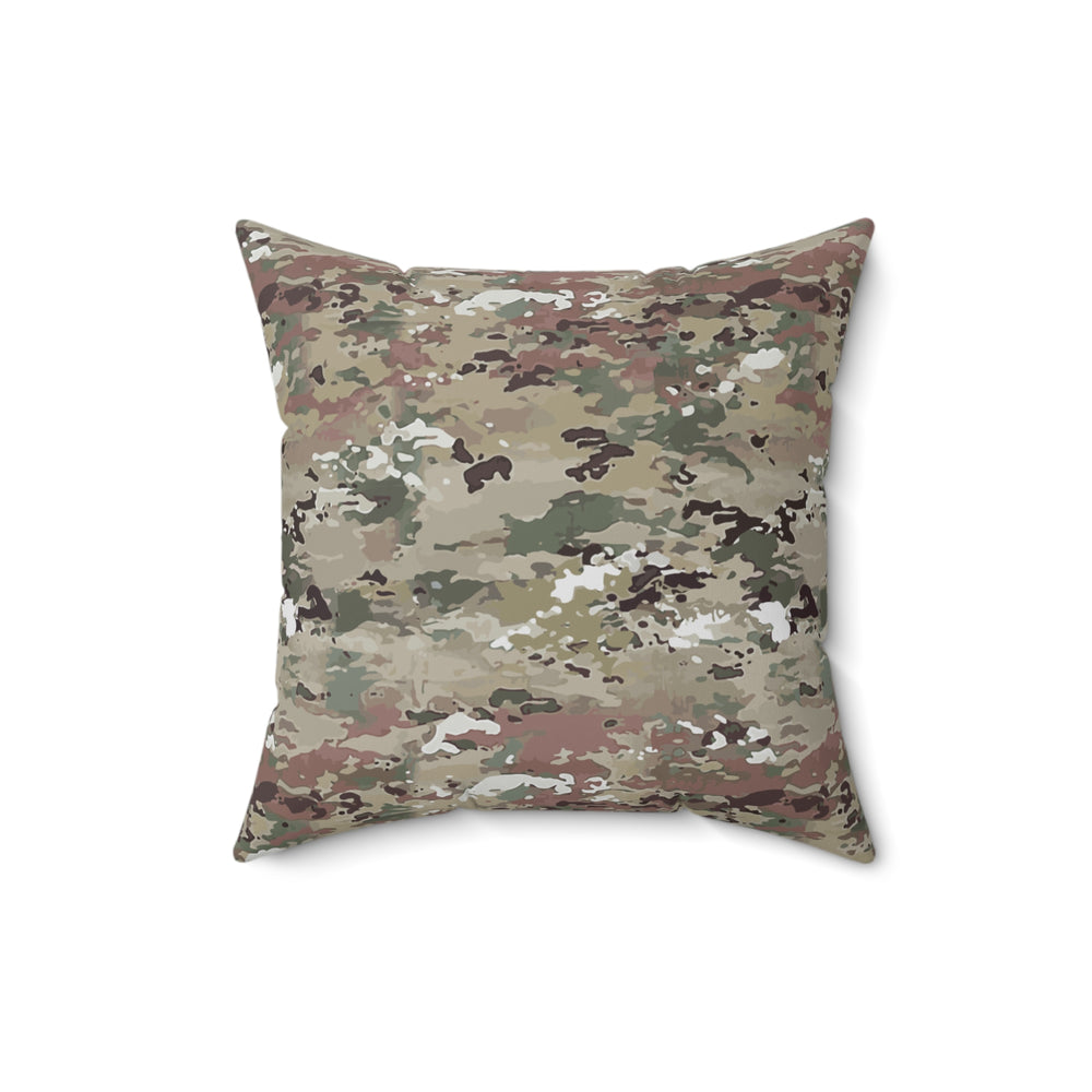 Scorpion Camouflage Spun Polyester Square Pillow By Equippage.com