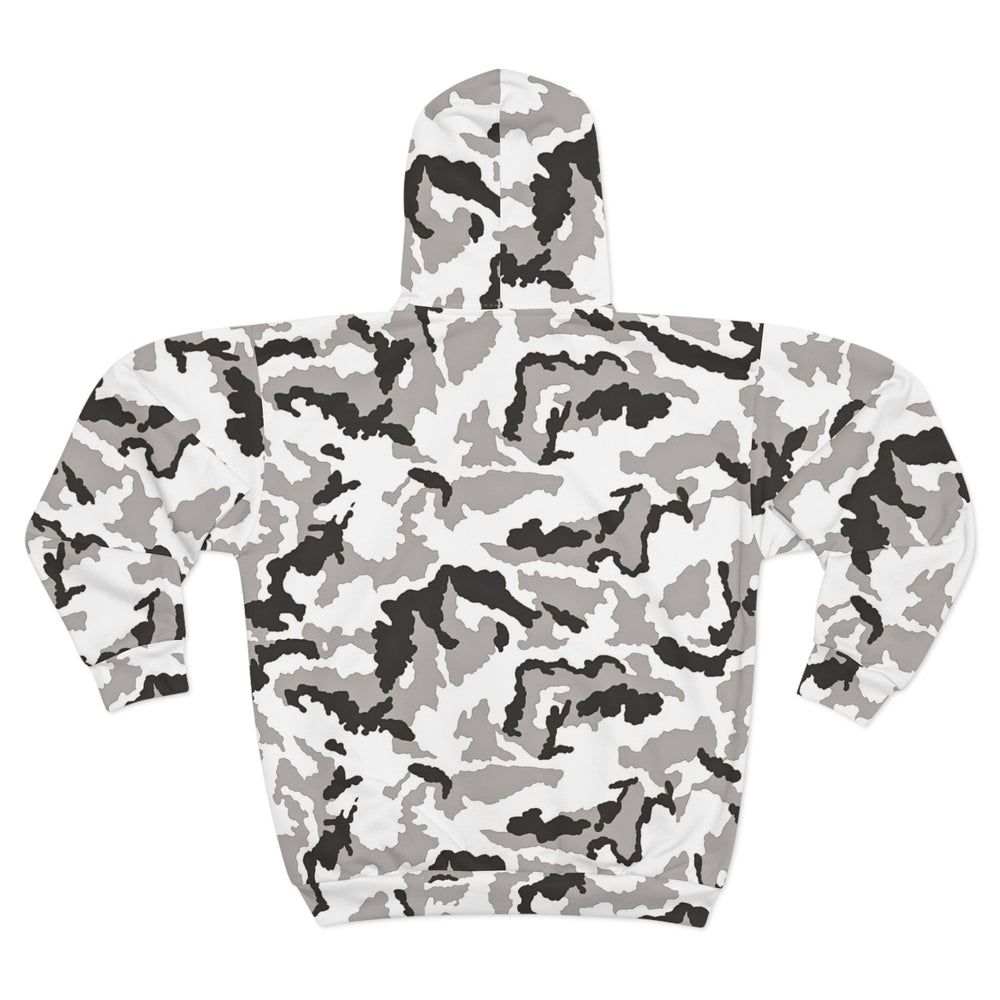 Irish DPM Winter Camo Unisex Zip Hoodie