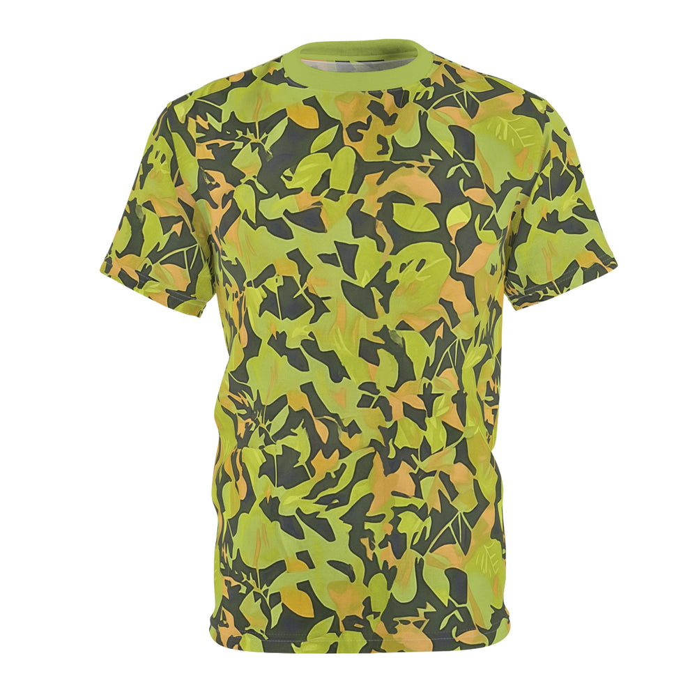 Cuban Elm Leaf Camo Unisex Cut & Sew Tee