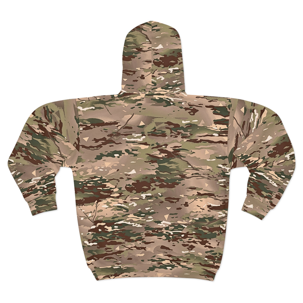 French BME Camo Unisex Zip Hoodie