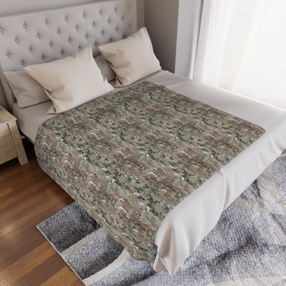 Scorpion Camouflage Microfiber Blanket By Equippage.com