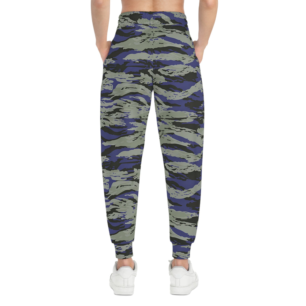 Greek Blue Lizard Camo Unisex Athletic Joggers