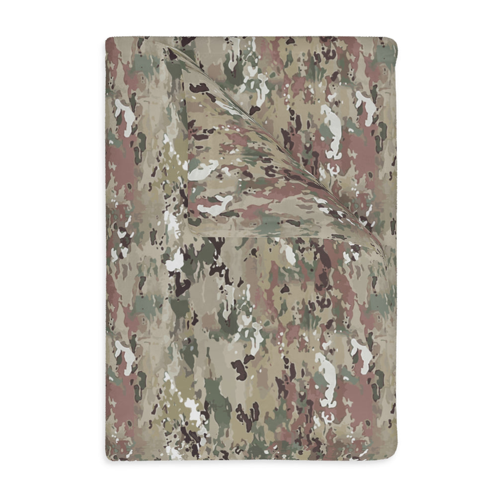 Scorpion Camouflage Velveteen Microfiber Blanket (Two-sided print) By Equippage.com