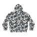 Monochrome Brushstroke Camo Zip Hoodie - Equippage.com