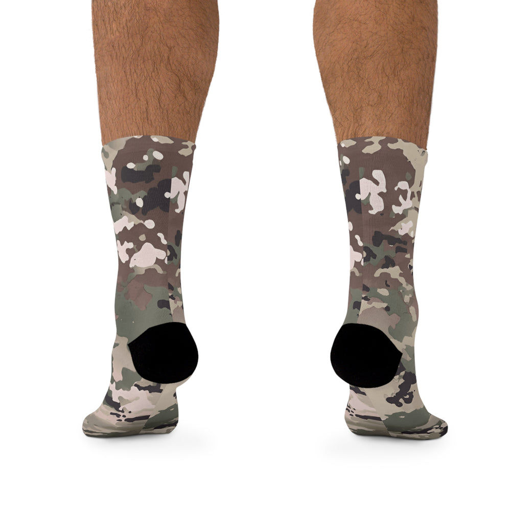 Scorpion W2 Camo Eco-Friendly Military Print Crew Socks