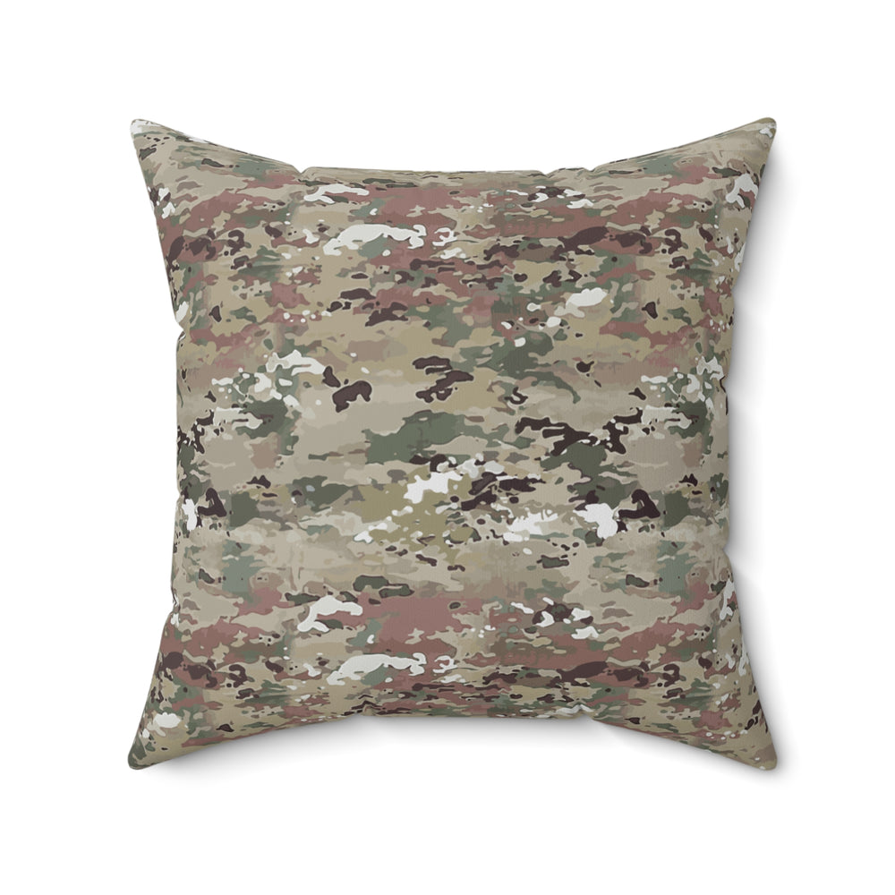 Scorpion Camouflage Spun Polyester Square Pillow By Equippage.com