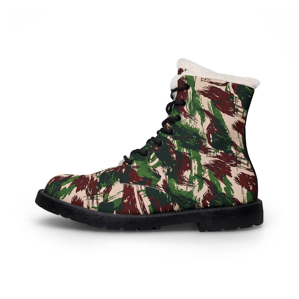 Brazilian Mountain Lizard Camo Men's Fur and Leather Boots