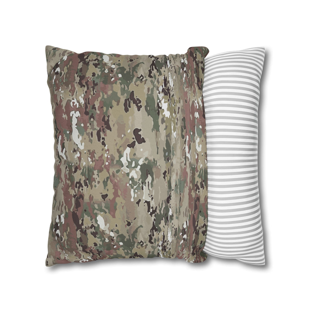 Scorpion Camouflage Spun Polyester Square Pillowcase By Equippage.com