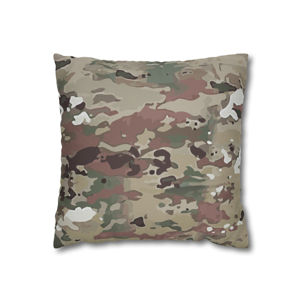 Scorpion Camouflage Spun Polyester Square Pillowcase By Equippage.com