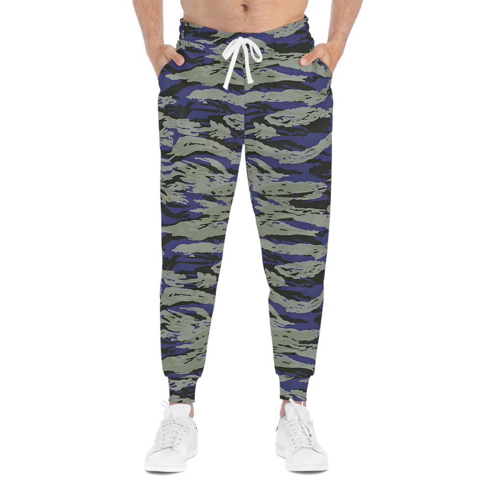 Greek Blue Lizard Camo Unisex Athletic Joggers