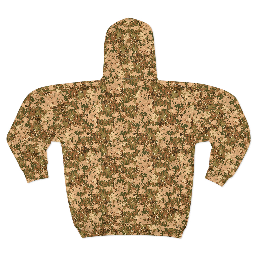 Dutch NFP Tan Camo Unisex Zip Hoodie