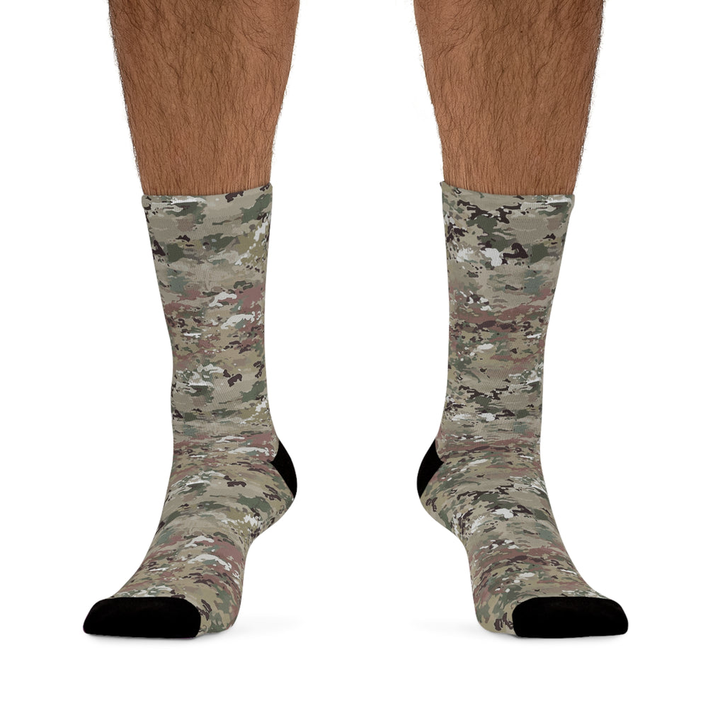 Scorpion Camouflage Recycled Poly Socks  By Equippage.com