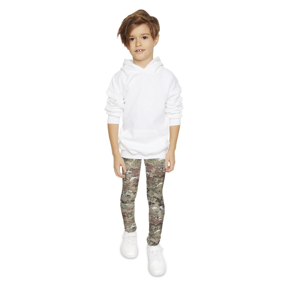 Scorpion Camouflage Youth Full-Length Leggings By Equippage.com