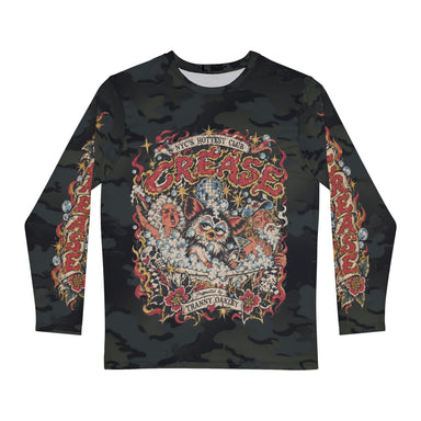 Crease NYC's Hottest Club Black Camo Long Sleeve Shirt - Equippage.com