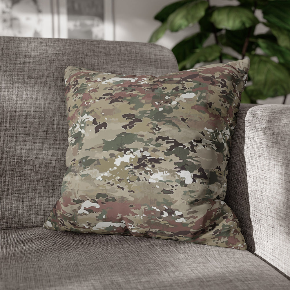 Scorpion Camouflage Square Poly Canvas Pillowcase By Equippage.com