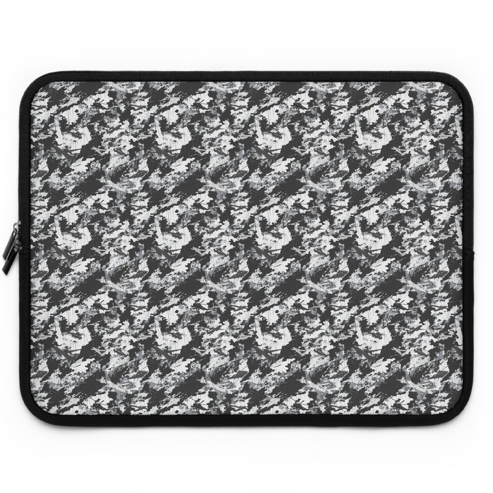 PRESS Camo Laptop Sleeve Padded Grey/Black/White Patterned Protective Case camouflage pattern