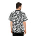 Camo Black & White Football Jersey — All-Over Print Athletic Tee - Equippage.com