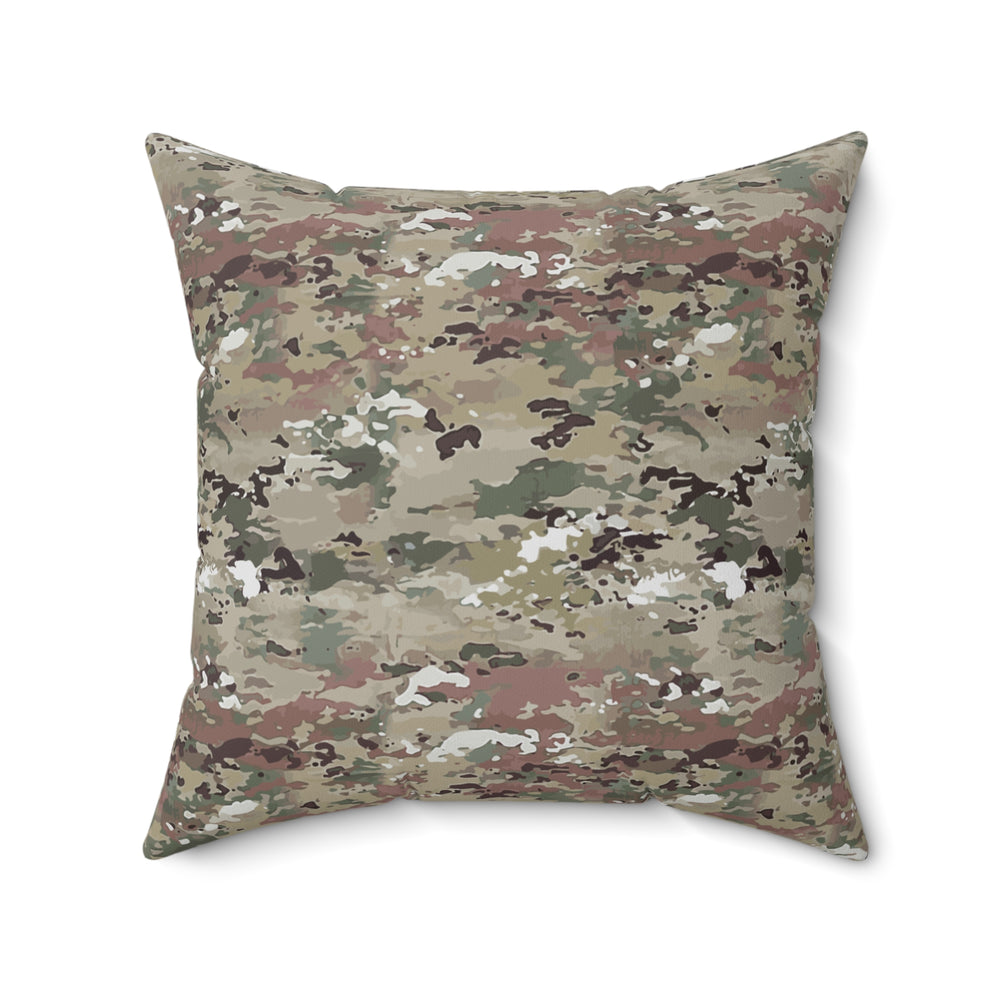 Scorpion Camouflage Spun Polyester Square Pillow By Equippage.com