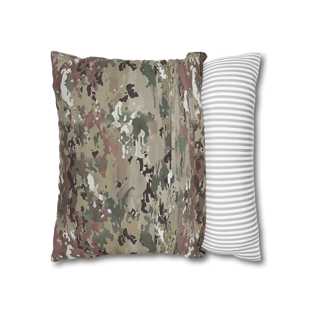 Scorpion Camouflage Spun Polyester Square Pillowcase By Equippage.com