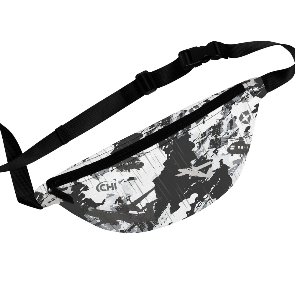 Fanny Pack — Monochrome Camouflage Waist Bag - Equippage.com