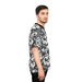 Camo Black & White Football Jersey — All-Over Print Athletic Tee - Equippage.com