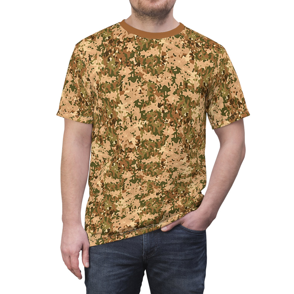 Dutch NFP Tan Camo Unisex Cut & Sew Tee