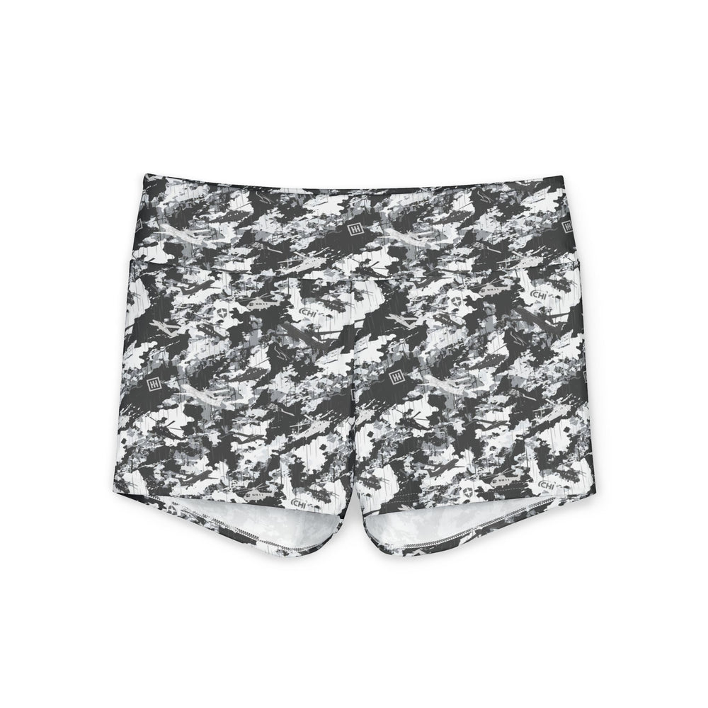 Camo Yoga Shorts — Women's High-Stretch Activewear - Equippage.com