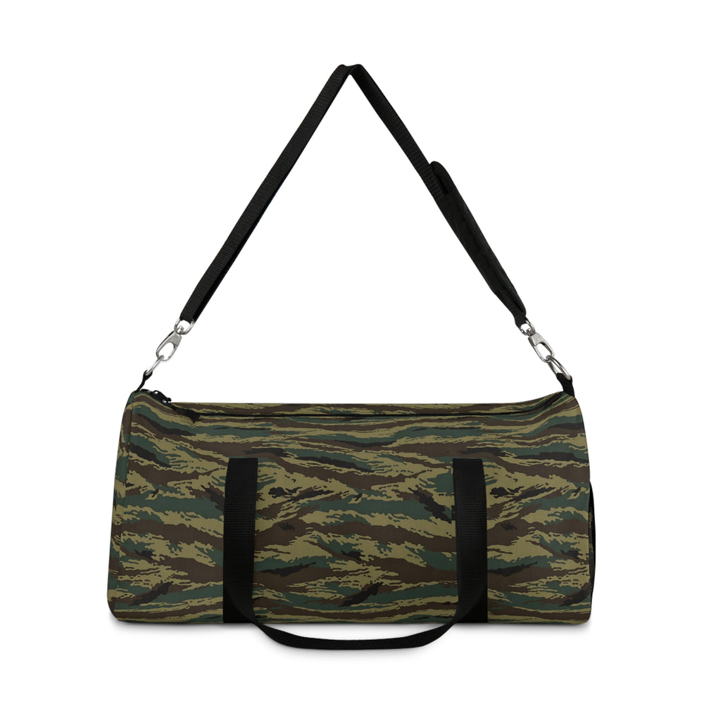 Russian Tiger Stripe Camo Travel Duffel Bag