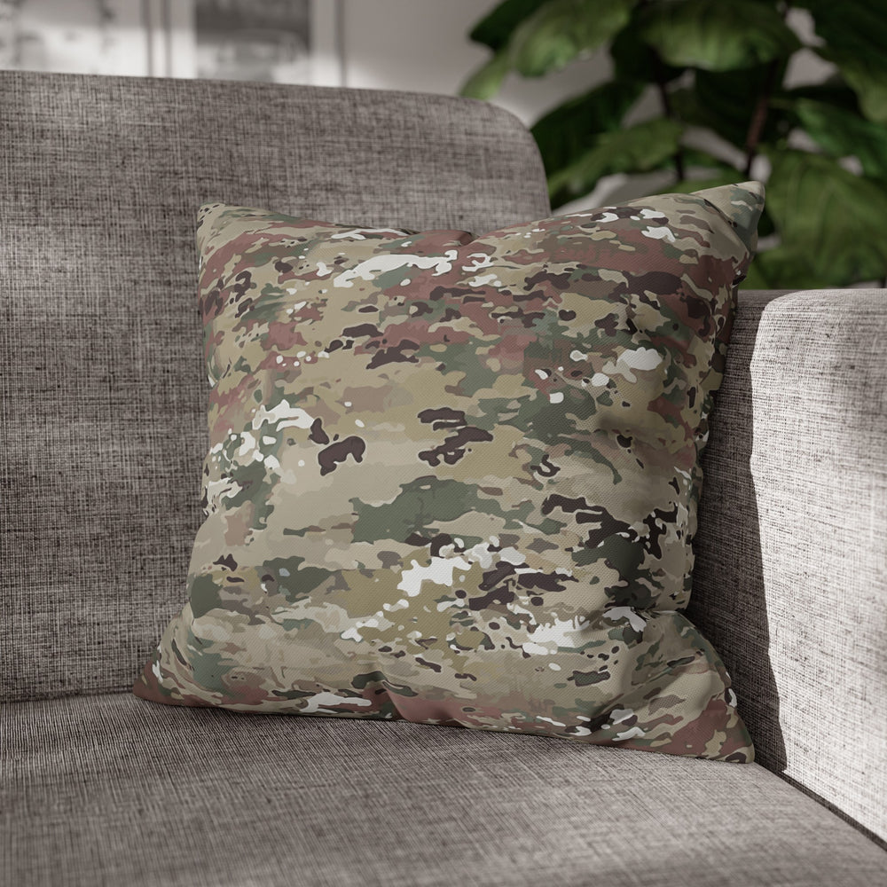 Scorpion Camouflage Square Poly Canvas Pillowcase By Equippage.com