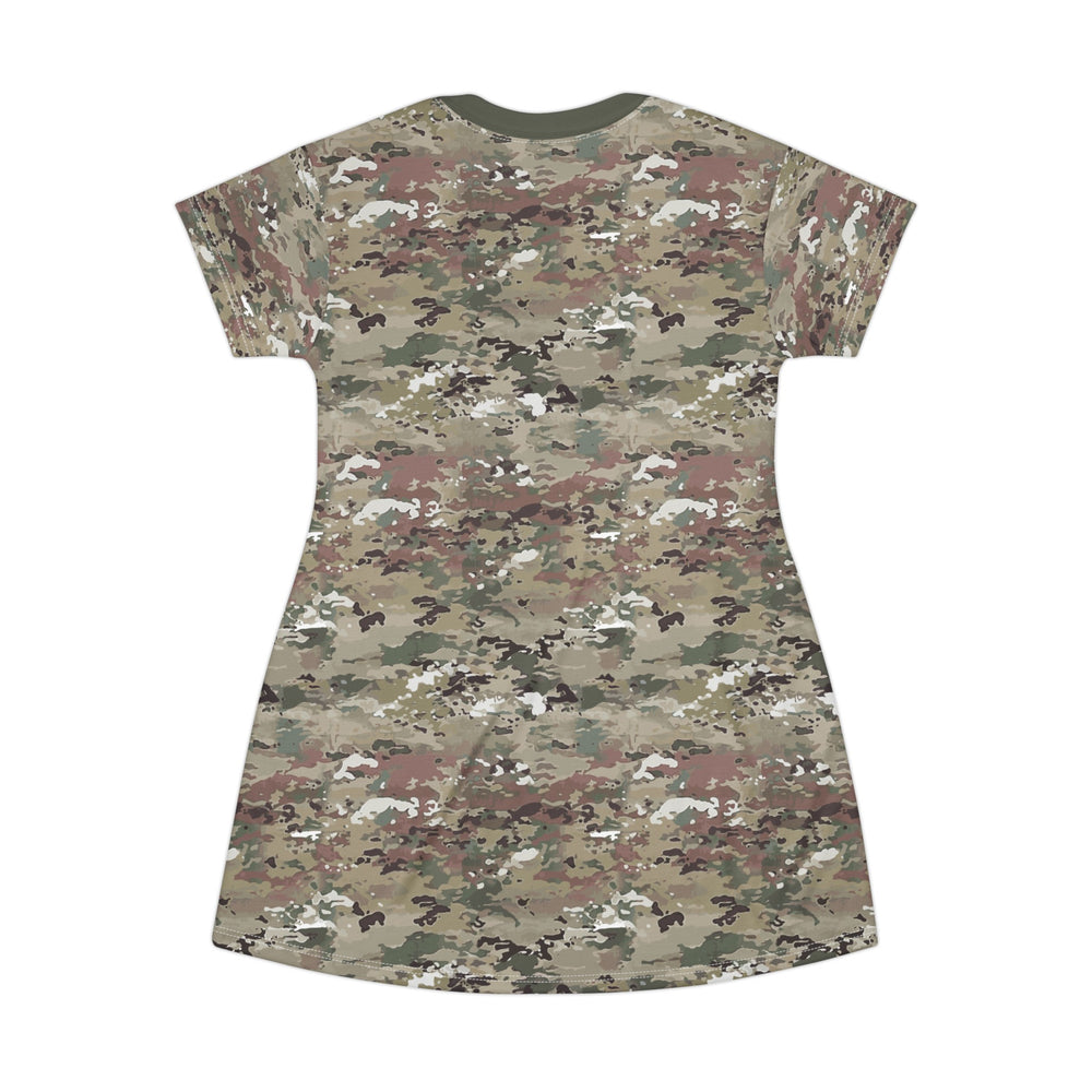 Scorpion Camouflage T-Shirt Dress By Equippage.com