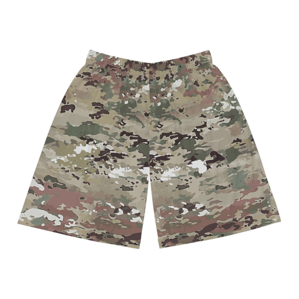 Scorpion Camouflage Basketball Shorts By Equippage.com