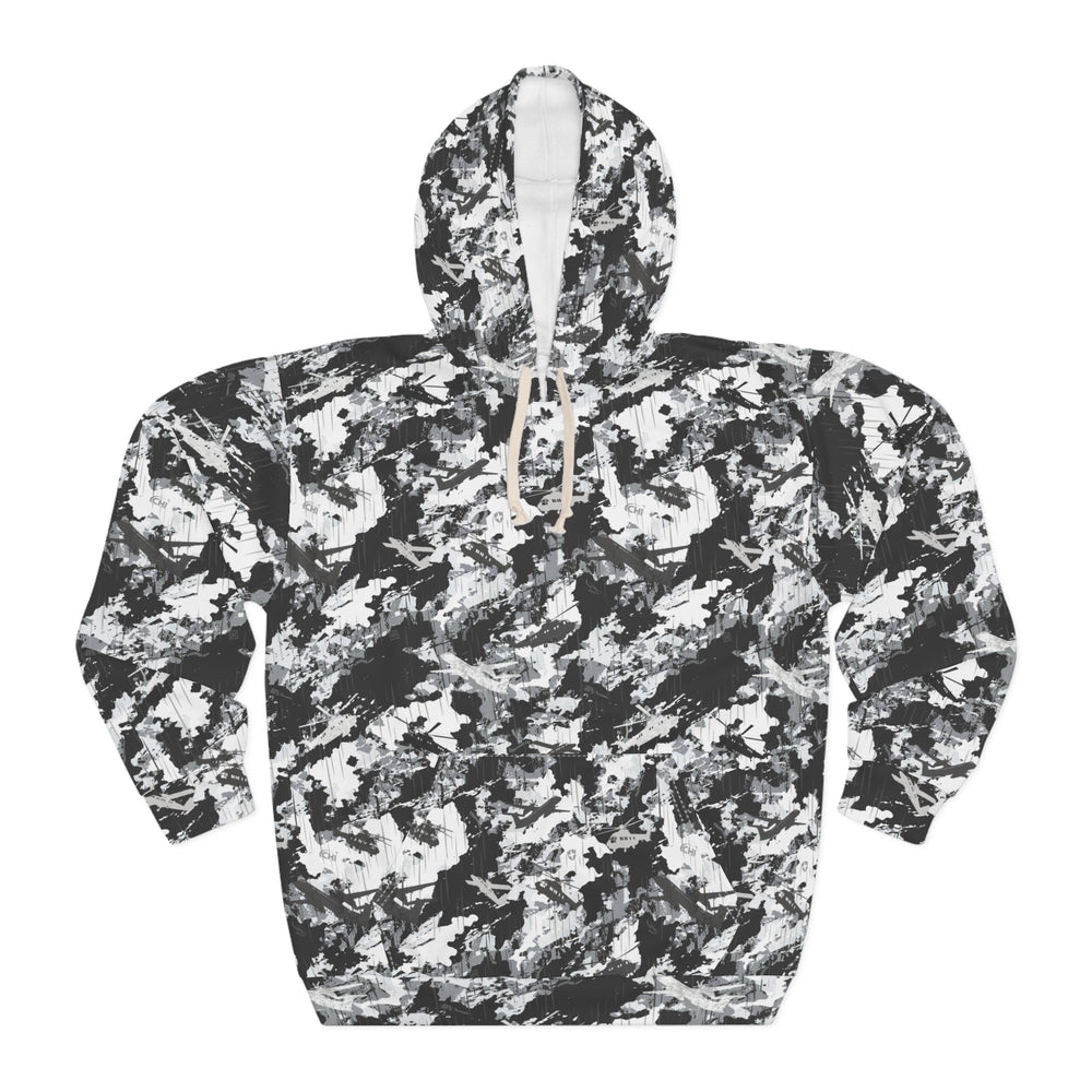 PRESS Camo Pullover Hoodie — Pull-over Hooded Sweatshirt with drawstring by Equippage.com