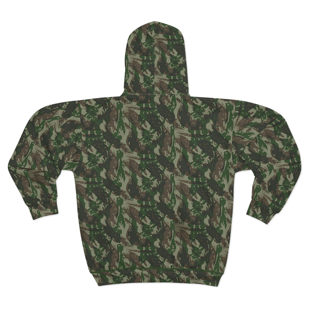 Brazilian Lizard Camo Unisex Zip Hoodie - Equippage.com